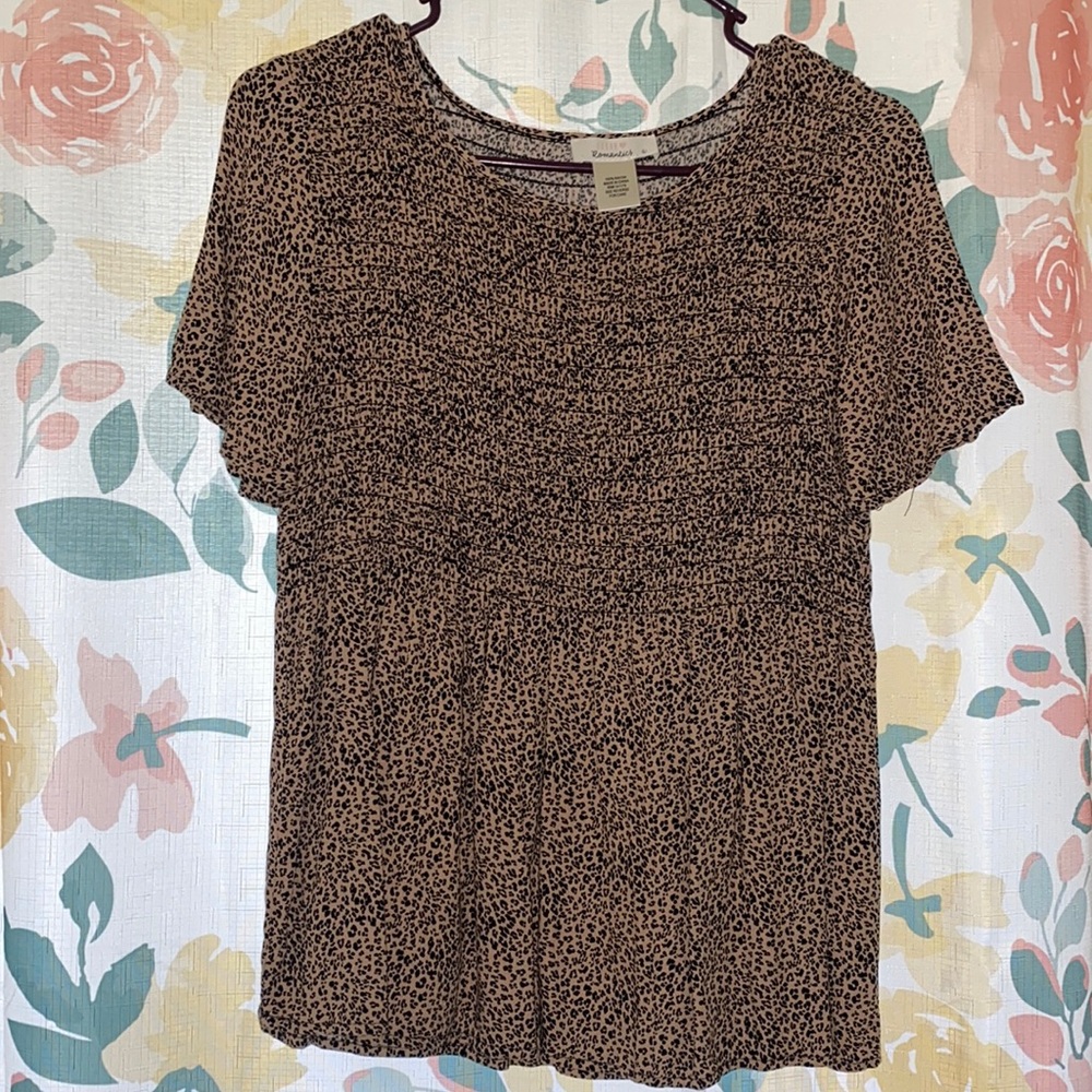 URBAN Romantics Cheetah Print Top